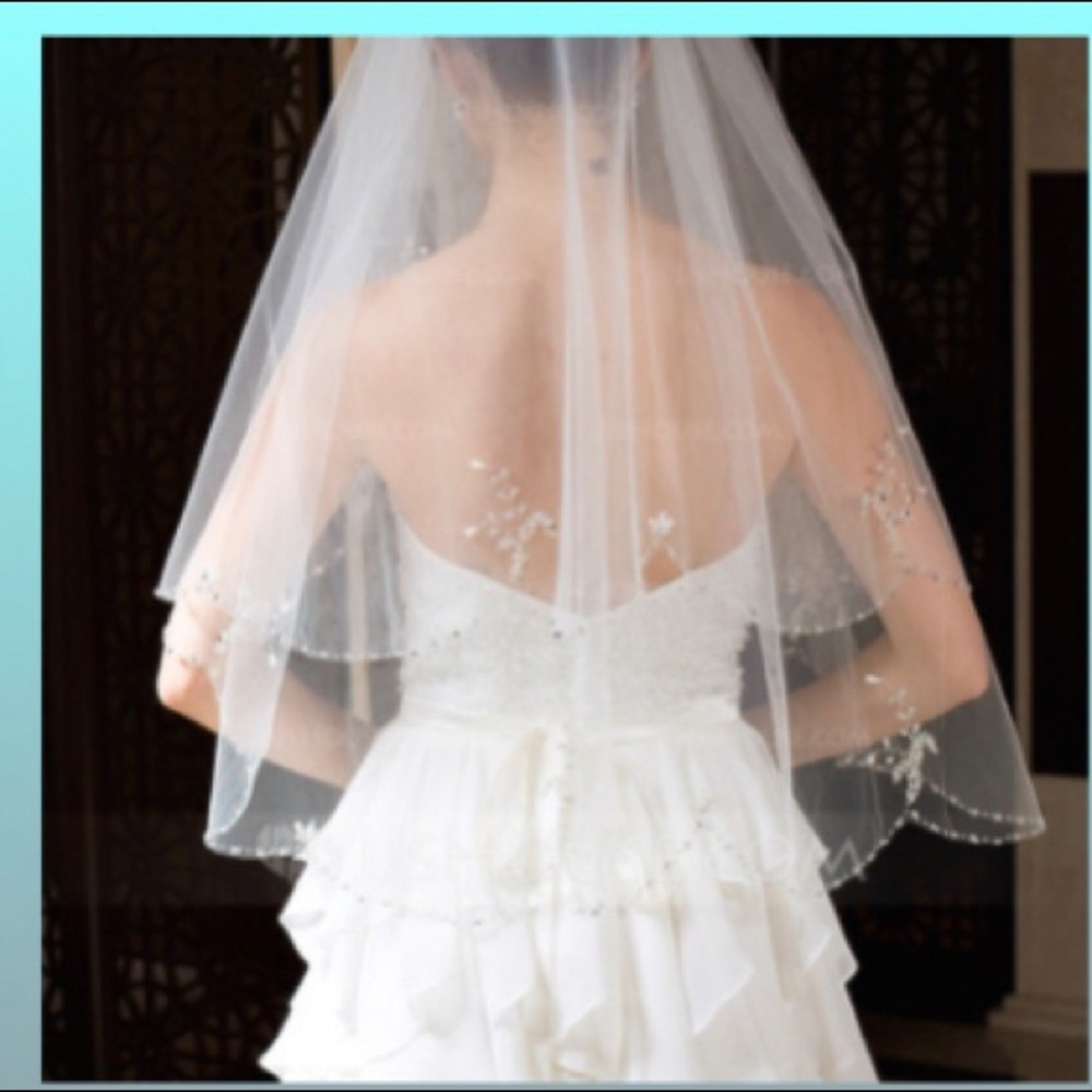 White Bridal Veil